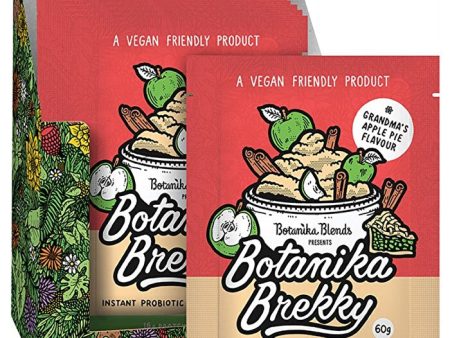 Botanika Blends Botanika Brekky Probiotic Porridge Apple Pie 12x60g Supply