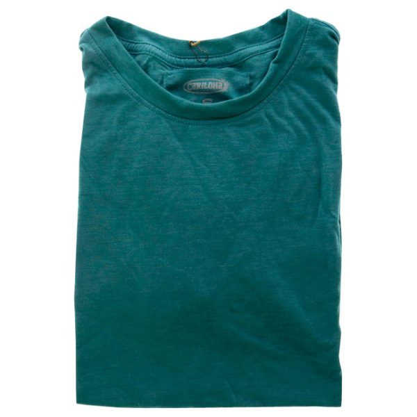 Cariloha Bamboo Crew Tee - Tropical Teal Heather by Cariloha for Women - 1 Pc T-Shirt (S) Discount