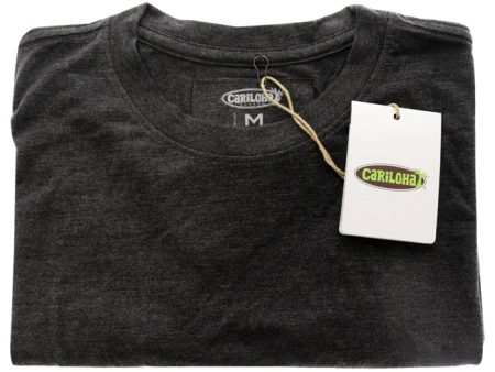 Cariloha Bamboo Crew Tee - Charcoal Heather by Cariloha for Women - 1 Pc T-Shirt (M) Online Sale