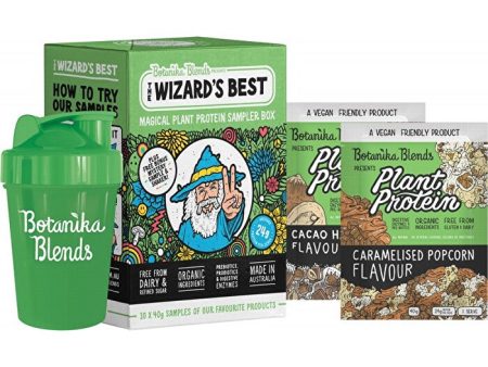 Botanika Blends The Wizard s Best Plant Protein Sampler Box 10x40g Online Hot Sale