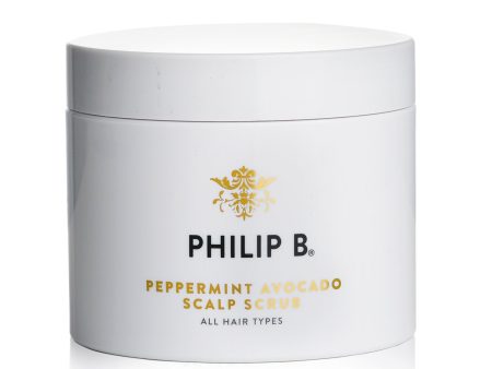 Philip B Peppermint Avocado Scalp Scrub - All Hair Types  236ml 8oz For Discount