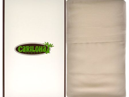 Cariloha Resort Bamboo Pillowcase Set - Stone-King by Cariloha for Unisex - 2 Pc Pillowcase Discount