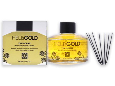 Helis Gold The Scent Reed Difuser Set by Helis Gold for Unisex - 2 Pc 3.3oz Diffuser, 7 Pc Fiber Stick For Cheap