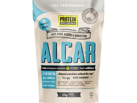 Protein Supplies Australia Alcar (Acetyl L-Carnitine) Pure 200g Online Sale