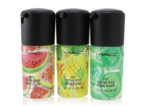 MAC Mini Fix+ Tropical Scents Setting Spray Kit (3x Mini Setting Spray)  3x30ml 1oz For Sale