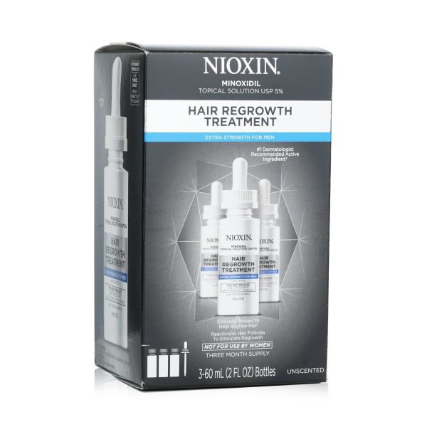 Nioxin Minoxidil 5% Hair Regrowth Treatment Extra Strength For Men  3x60ml 2oz Cheap