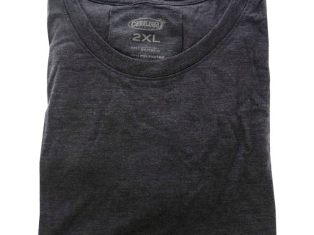 Cariloha Bamboo Crew Tee - Navy Heather by Cariloha for Women - 1 Pc T-Shirt (2XL) Fashion