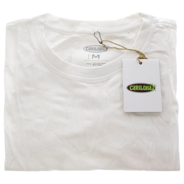 Cariloha Bamboo Crew Tee - White by Cariloha for Women - 1 Pc T-Shirt (M) Sale