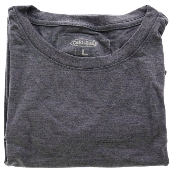 Cariloha Bamboo Crew Tee - Navy Heather by Cariloha for Women - 1 Pc T-Shirt (L) Online now