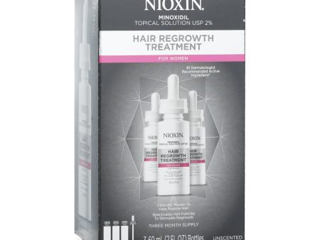 Nioxin Minoxidil 2% Hair Regrowth Treatment For Women  3x60ml 2oz Cheap