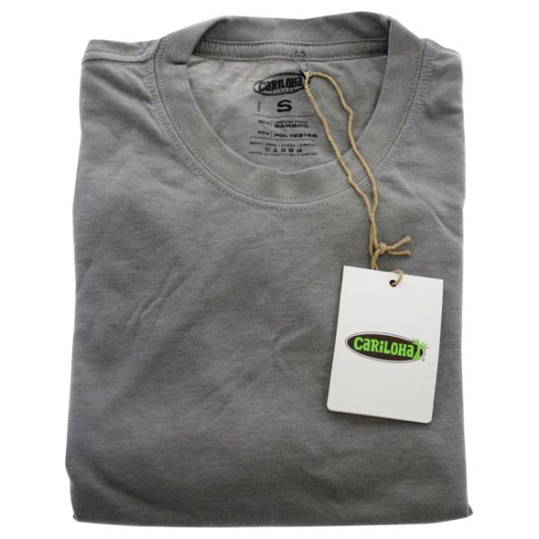 Cariloha Bamboo Comfort Crew Tee - Gray by Cariloha for Men - 1 Pc T-Shirt (S) Online