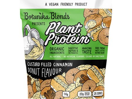 Botanika Blends Plant Protein Custard Filled Cinnamon Donut 1kg Sale