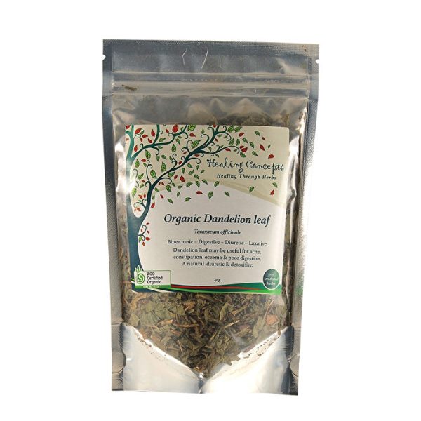 Healing Concepts Teas Healing Concepts Organic Dandelion Leaf Tea 40g Discount