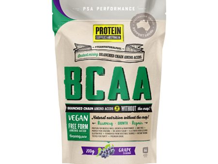 Protein Supplies Australia Branched Chain Amino Acids Grape 200g Supply