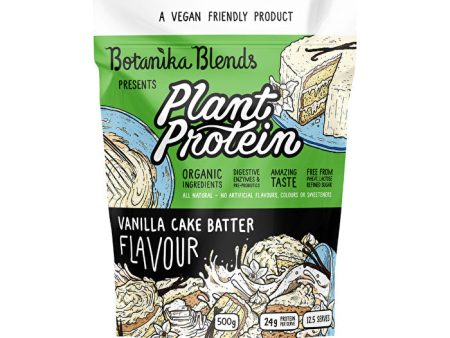 Botanika Blends Plant Protein Vanilla Cake Batter 500g For Sale