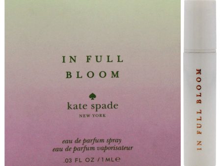 Kate Spade In Full Bloom by Kate Spade for Women - 1 Pc Vial On Card Online Sale