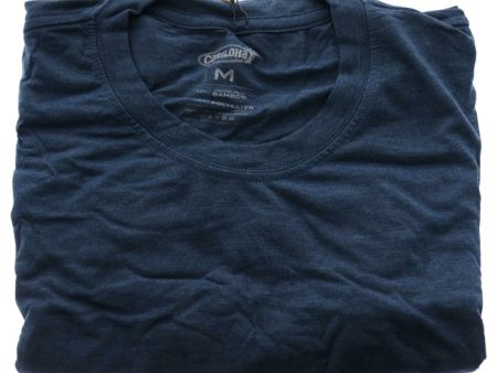 Cariloha Bamboo Comfort Crew Tee - Bermuda Blue by Cariloha for Men - 1 Pc T-Shirt (M) For Cheap