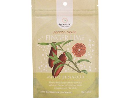 Roogenic Australia Native Bushfood Freeze-Dried Finger Lime 30g Fashion