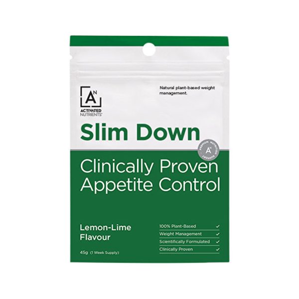 Activated Nutrients Slim Down (Clinically Proven Appetite Control) Lemon-Lime 45g Fashion