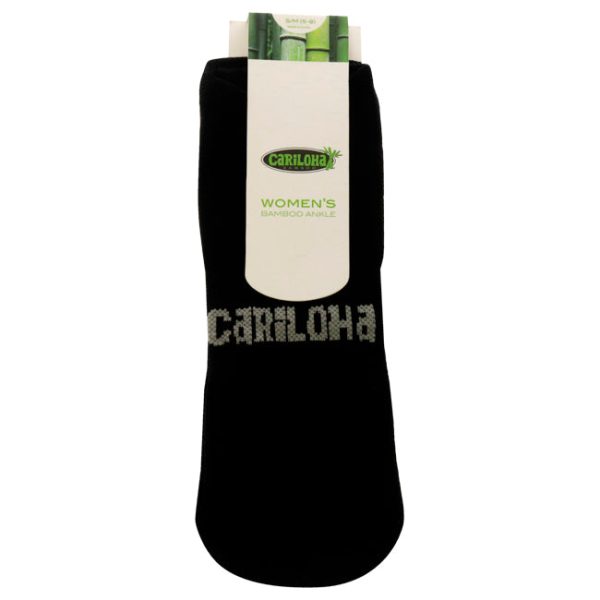 Cariloha Bamboo Ankle Socks - Black-Gray by Cariloha for Women - 1 Pair Socks (S M) Online