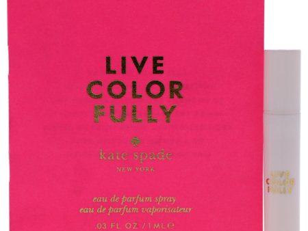 Kate Spade Live Colorfully by Kate Spade for Women - 1 Pc Vial On Card Online Hot Sale