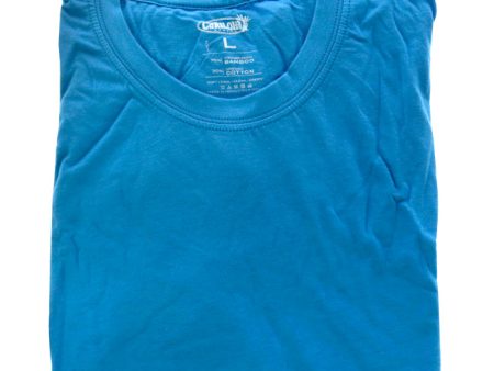 Cariloha Bamboo Crew Tee - Caribbean Blue by Cariloha for Men - 1 Pc T-Shirt (L) For Cheap