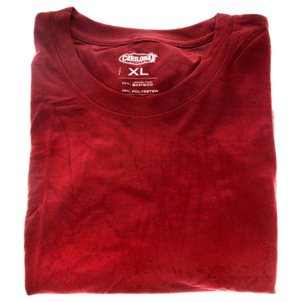 Cariloha Bamboo Comfort Crew Tee - Rockwood Red by Cariloha for Men - 1 Pc T-Shirt (XL) Online now