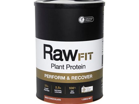 Amazonia Raw FIT Plant Protein Perform & Recover Rich Chocolate 1.25kg Fashion