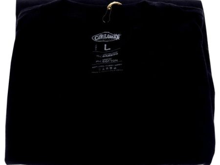 Cariloha Bamboo Crew Tee - Black by Cariloha for Men - 1 Pc T-Shirt (L) Sale