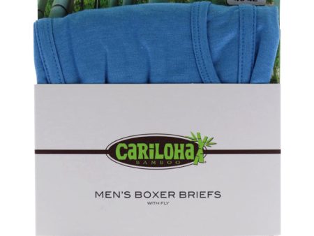 Cariloha Bamboo Boxer Briefs - Cobalt Heather by Cariloha for Men - 1 Pc Boxer (XL) Online now