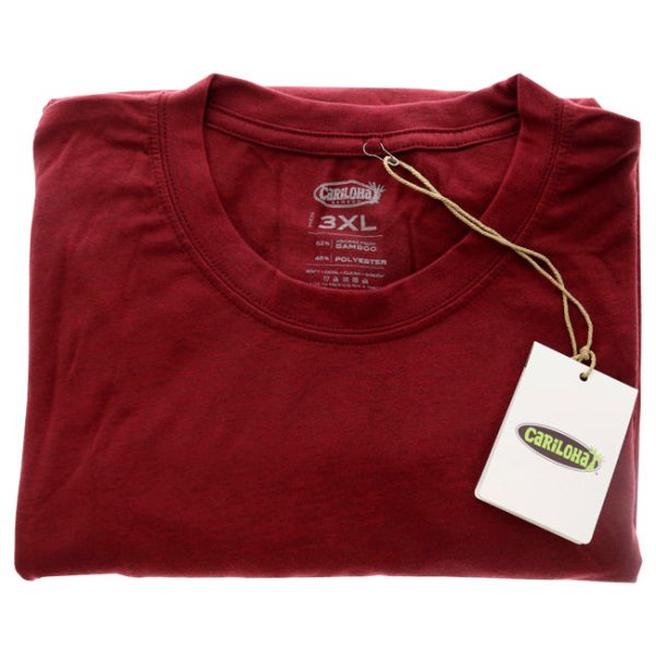 Cariloha Bamboo Comfort Crew Tee - Rockwood Red by Cariloha for Men - 1 Pc T-Shirt (3XL) For Sale