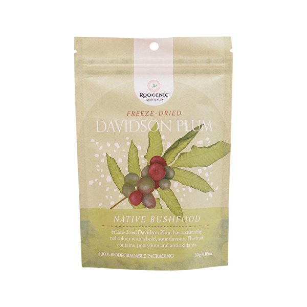 Roogenic Australia Native Bushfood Freeze-Dried Davidson Plum 30g Hot on Sale