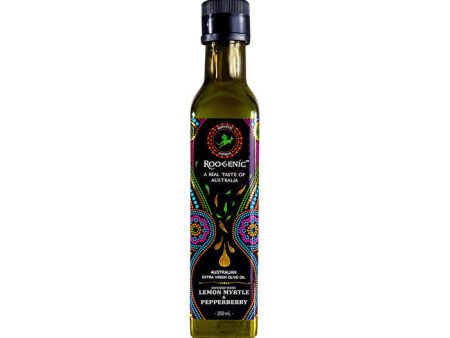 Roogenic Australia Australian Extra Virgin Olive Oil Infused With lemon Myrtle & Pepperberry 250ml Discount