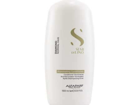 AlfaParf Semi Di Lino Diamond Illuminating Conditioner (Normal Hair)  1000ml 33.8oz Hot on Sale