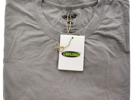 Cariloha Bamboo Comfort Crew Tee - Gray by Cariloha for Men - 1 Pc T-Shirt (XL) Sale