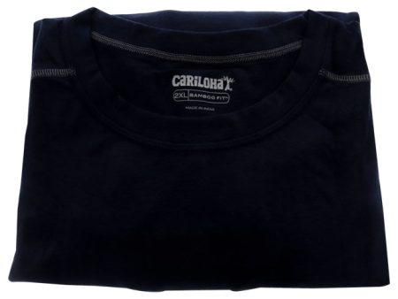 Cariloha Bamboo Activewear Long-Sleeve T-Shirt - Navy by Cariloha for Men - 1 Pc T-Shirt (2XL) Discount