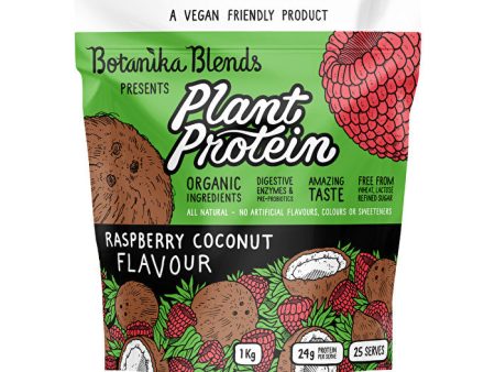 Botanika Blends Plant Protein Raspberry Coconut 1kg Hot on Sale