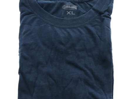 Cariloha Bamboo Comfort Crew Tee - Bermuda Blue by Cariloha for Men - 1 Pc T-Shirt (XL) For Sale