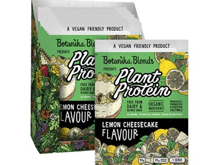 Botanika Blends Plant Protein Lemon Cheesecake 12x40g Supply