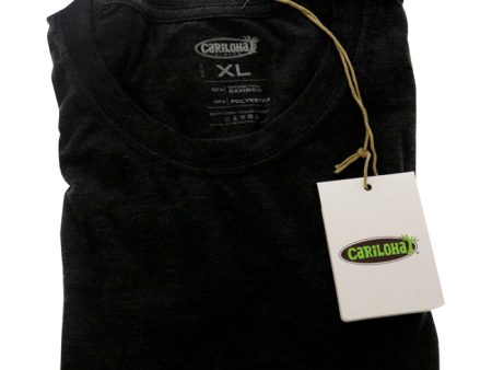 Cariloha Bamboo Comfort Crew Tee - Charcoal by Cariloha for Men - 1 Pc T-Shirt (XL) Supply