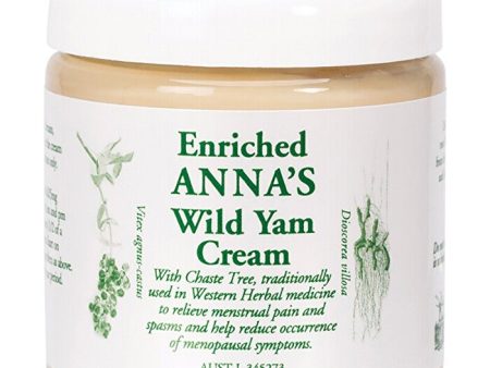 Anna s Wild Yam Cream (Her) Menstrual & Menopausal Symptoms 100g Sale