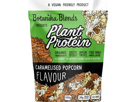 Botanika Blends Plant Protein Caramelised Popcorn 500g Online now