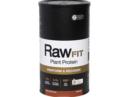 Amazonia Raw FIT Plant Protein Perform & Recover Rich Chocolate 500g Online Hot Sale