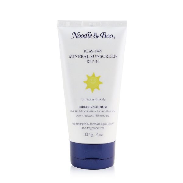 Noodle & Boo Play-Day Mineral Sunscreen SPF-30 - For Face & Body (Exp. Date 06 2022)  113.4g 4oz on Sale