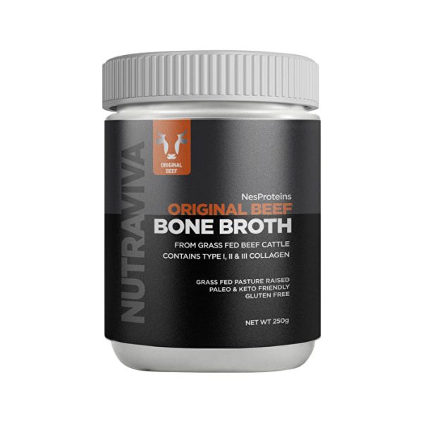 Nutraviva (nes Proteins) NutraViva NesProteins Bone Broth Original Beef 250g on Sale