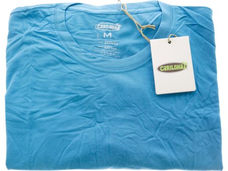 Cariloha Bamboo Crew Tee - Caribbean Blue by Cariloha for Men - 1 Pc T-Shirt (M) Online now