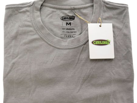 Cariloha Bamboo Comfort Crew Tee - Gray by Cariloha for Men - 1 Pc T-Shirt (M) For Cheap