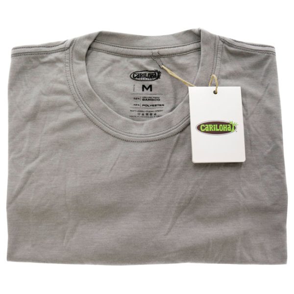 Cariloha Bamboo Comfort Crew Tee - Gray by Cariloha for Men - 1 Pc T-Shirt (M) For Cheap