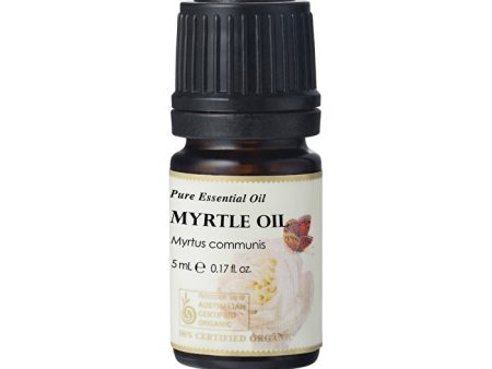 Ausganica 100% Certified Organic Essential Oil Myrtle 5ml Fashion