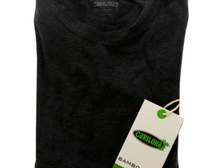 Cariloha Bamboo Athletic Crew T-Shirt - Carbon Heather by Cariloha for Women - 1 Pc T-Shirt (XS) Discount